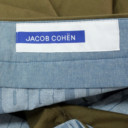 【新品】ヤコブコーエン JACOB COHEN ADAM ストレッチ コットン カジュアルスラックスパンツ オリーブ【 34 】【 状態ランクN 】【 メンズ 】