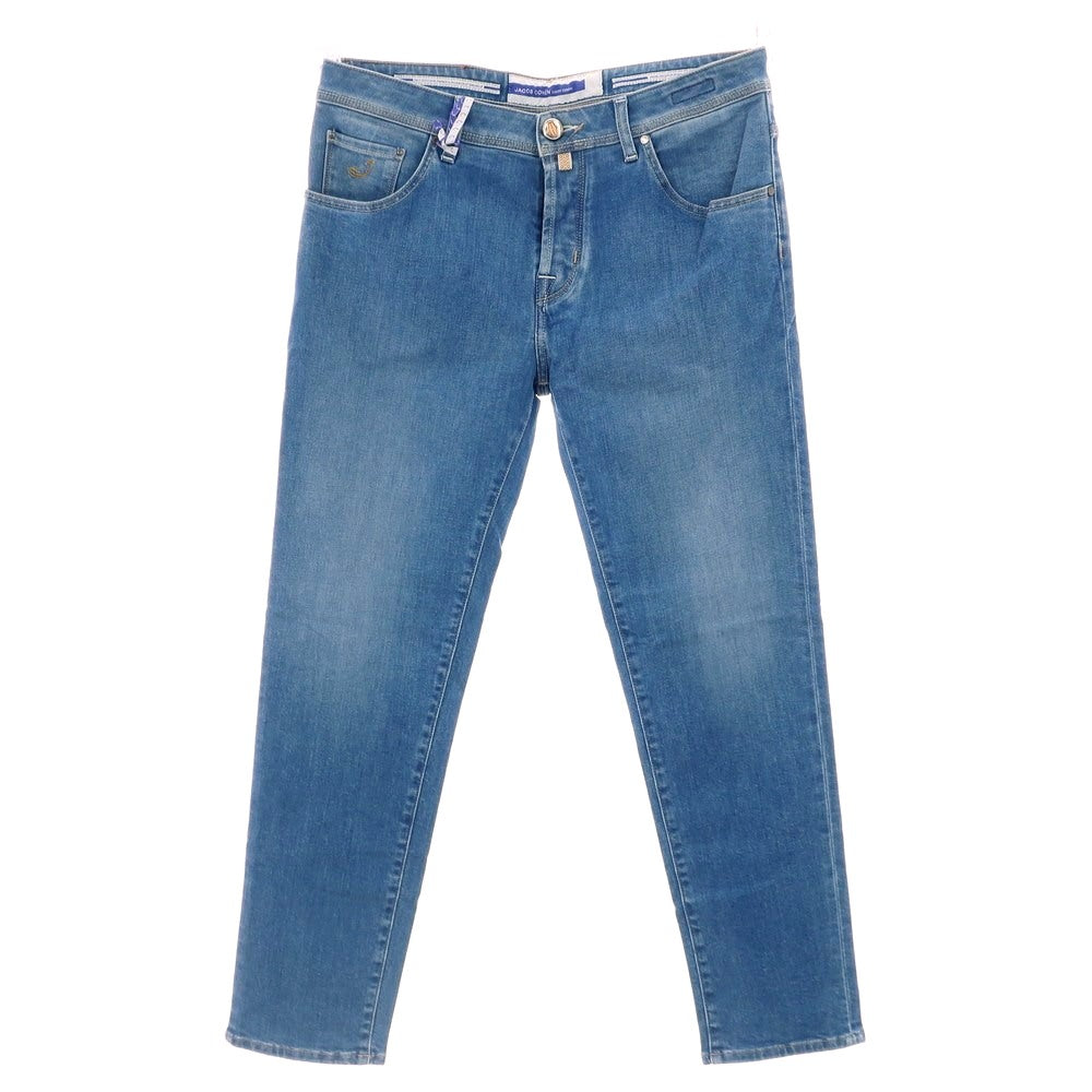 【新品】ヤコブコーエン JACOB COHEN SCOTT ストレッチ コットン ジーンズ デニムパンツ ブルー【 34 】【 状態ランクN 】【 メンズ 】