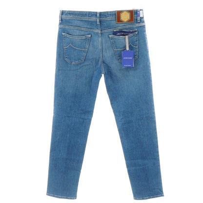 【新品】ヤコブコーエン JACOB COHEN SCOTT ストレッチ コットン ジーンズ デニムパンツ ブルー【 34 】【 状態ランクN 】【 メンズ 】
