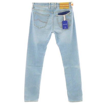 【新品アウトレット】ヤコブコーエン JACOB COHEN BARD LTD ストレッチ コットンポリエステル ジーンズ デニムパンツ ライトブルー【 34 】【 状態ランクN- 】【 メンズ 】