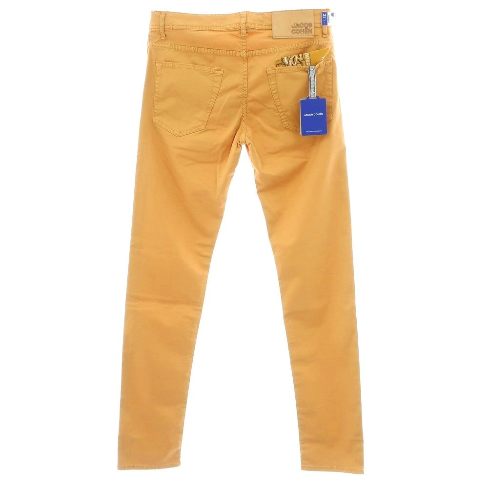 【SALE10％OFF/返品不可】【新品】ヤコブコーエン JACOB COHEN NICK SLIM ストレッチ コットンリヨセル 5ポケットパンツ オレンジ系【 34 】【 状態ランクN 】【 メンズ 】