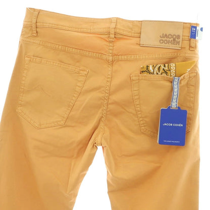 【SALE10％OFF/返品不可】【新品】ヤコブコーエン JACOB COHEN NICK SLIM ストレッチ コットンリヨセル 5ポケットパンツ オレンジ系【 34 】【 状態ランクN 】【 メンズ 】