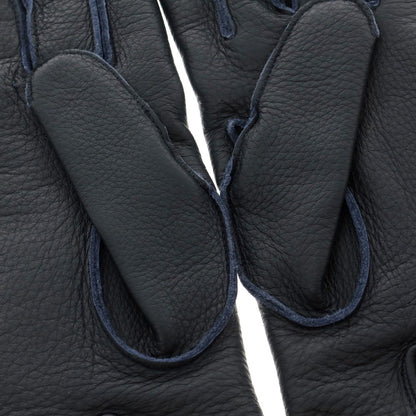 【新品】ヤコブコーエン JACOB COHEN ディアスキン カシミヤライニング 手袋 グローブ ネイビー【 L 】【 状態ランクN 】【 メンズ 】