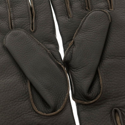 【新品】ヤコブコーエン JACOB COHEN ディアスキン カシミヤライニング 手袋 グローブ ダークブラウン【 M 】【 状態ランクN 】【 メンズ 】