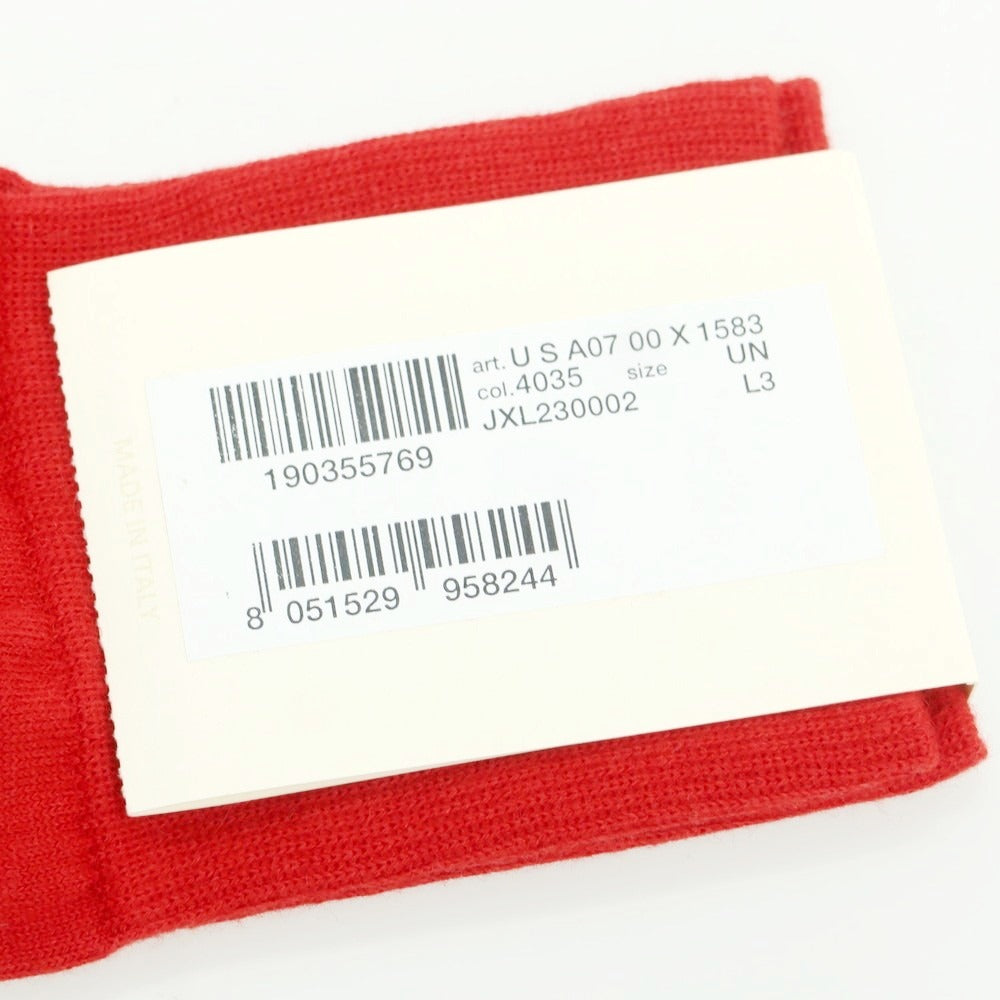 【新品】ヤコブコーエン JACOB COHEN コットンカシミヤシルク ソックス レッド トートバッグ付【 UN 】【 状態ランクN 】【 メンズ 】[DPD]