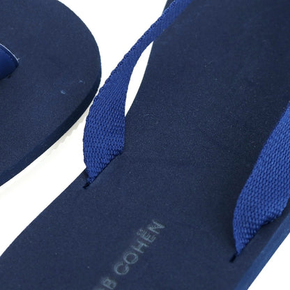 【新品アウトレット】ヤコブコーエン JACOB COHEN トング ビーチ サンダル ネイビー【 39/40 】【 状態ランクN- 】【 メンズ 】