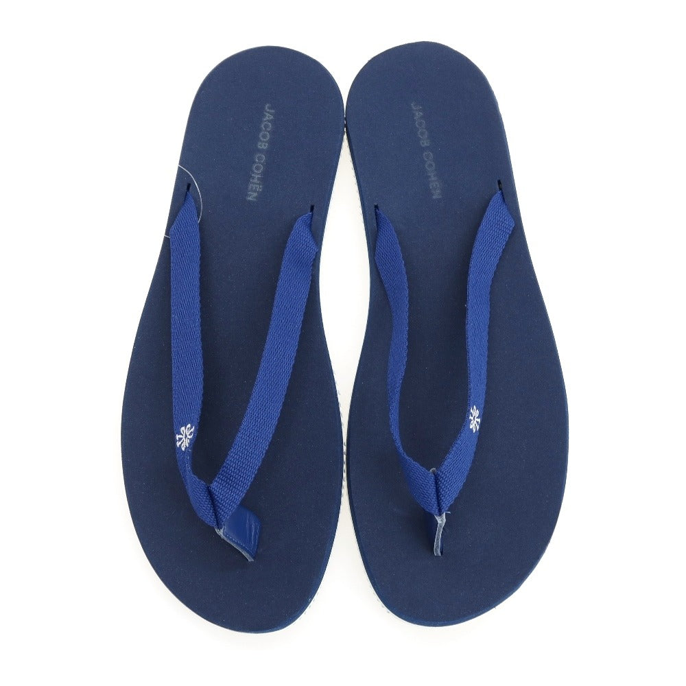 【新品アウトレット】ヤコブコーエン JACOB COHEN トング ビーチ サンダル ネイビー【 41/42 】【 状態ランクN- 】【 メンズ 】