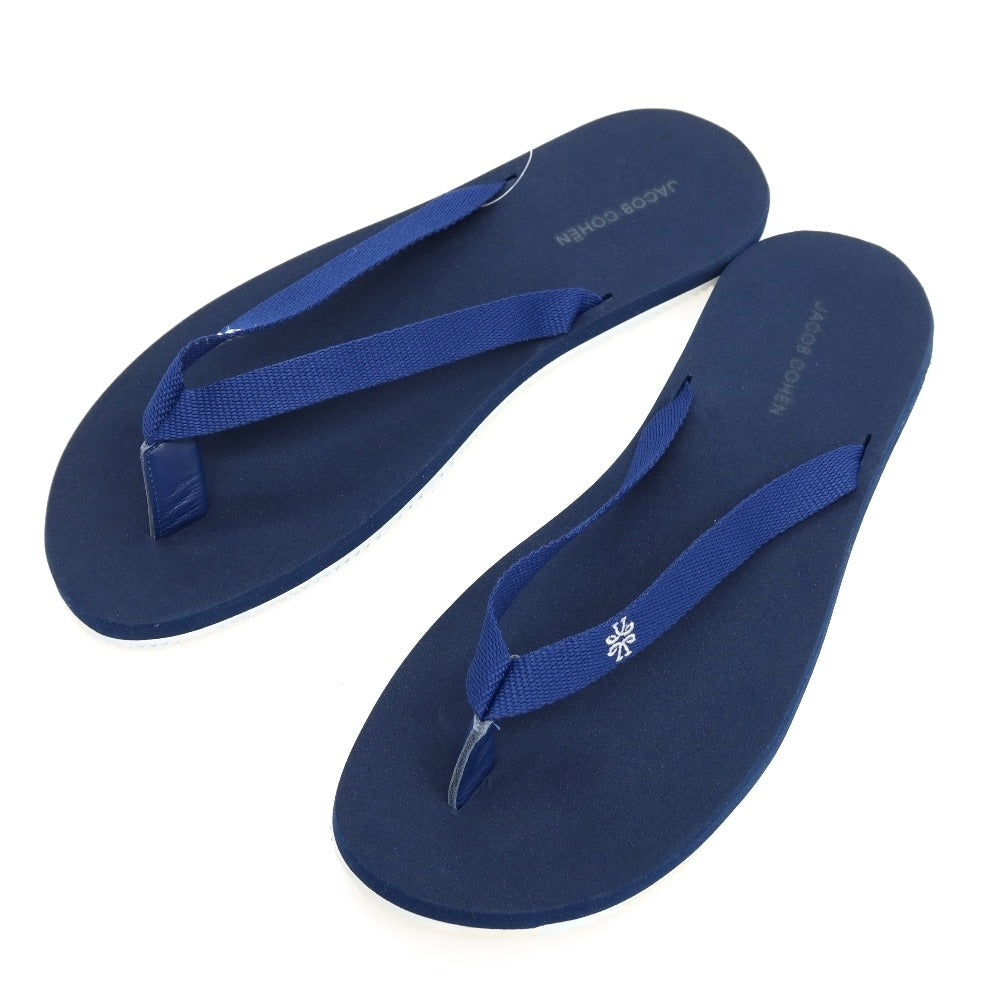 【新品アウトレット】ヤコブコーエン JACOB COHEN トング ビーチ サンダル ネイビー【 43/44 】【 状態ランクN- 】【 メンズ 】