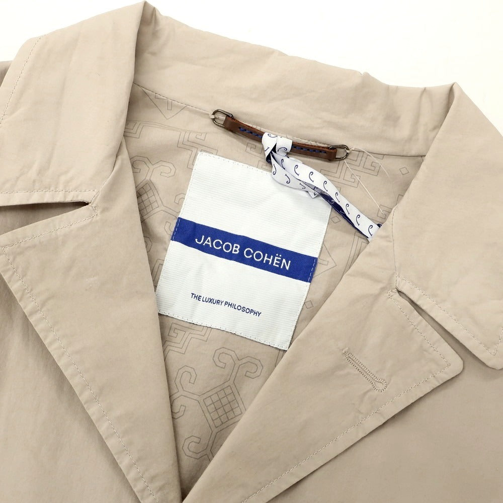 【新品】ヤコブコーエン JACOB COHEN ストレッチコットン サファリジャケット ライトベージュ【サイズ50】【 状態ランクN 】【 メンズ 】[EPD]