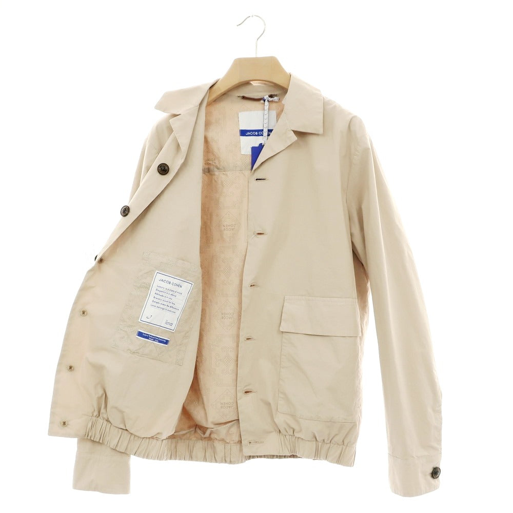 【新品】ヤコブコーエン JACOB COHEN ストレッチ コットン サファリジャケット ライトベージュ【サイズ50】【 状態ランクN 】【 メンズ 】[EPD]