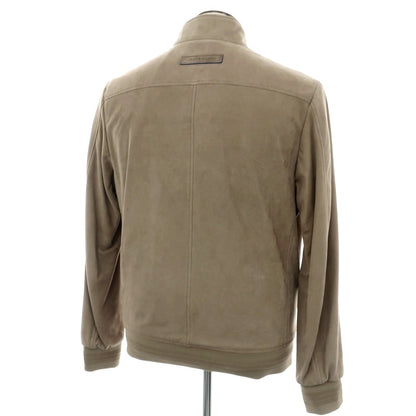 【新品】ヤコブコーエン JACOB COHEN ヌバックレザー ヴァルスタリーノブルゾン  トープ系【 50 】【 状態ランクN 】【 メンズ 】