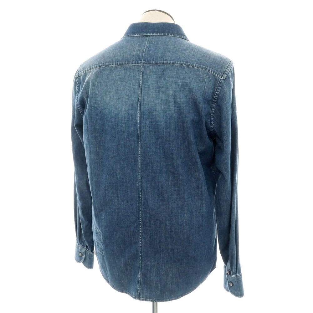 【新品】ヤコブコーエン JACOB COHEN ライトオンスデニム シャツ ブルー【 L 】【 状態ランクN 】【 メンズ 】