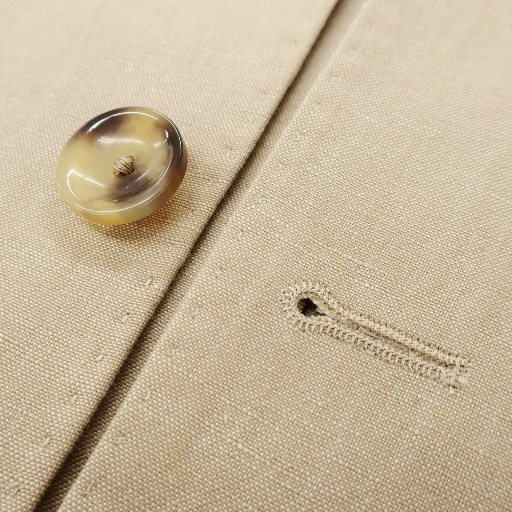 【新品】サルトリア ラトーレ SARTORIA LATORRE ウール リネン テーラードジャケット ベージュ【サイズ50】【 状態ランクN 】【 メンズ 】 [DPD]