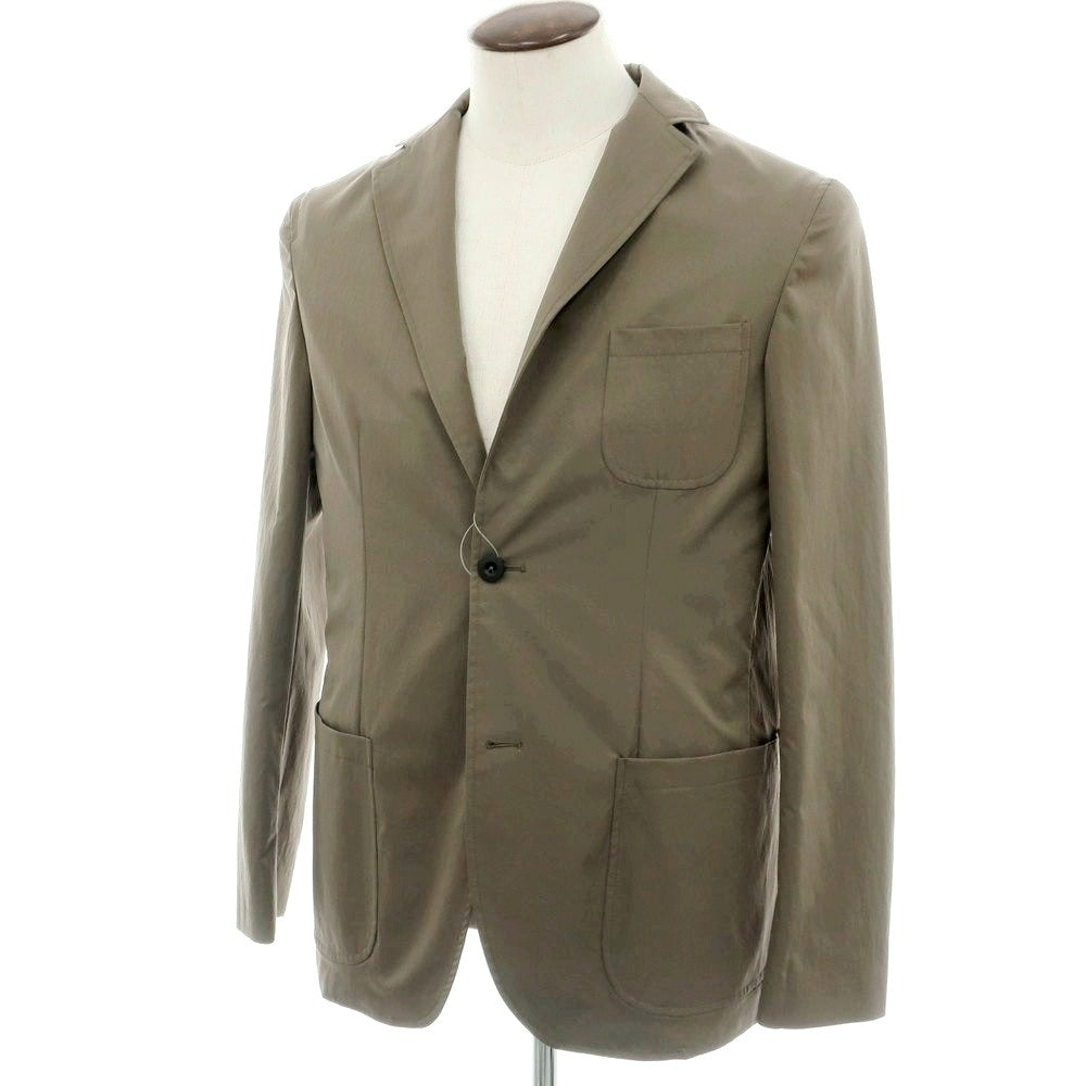 【新品】スローウェア SLOWEAR TEKNOSARTORIAL ポリエステル テーラードジャケット オリーブ【 50 】【 状態ランクN 】【 メンズ 】
