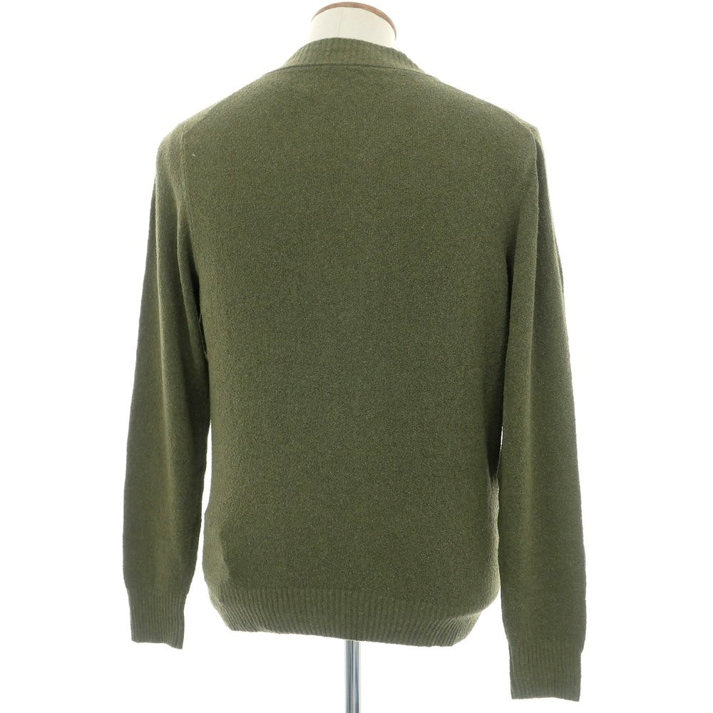 【新品】ザノーネ ZANONE コットン ナイロン カーディガン オリーブ【サイズ48】【 状態ランクN 】【 メンズ 】[EPD]