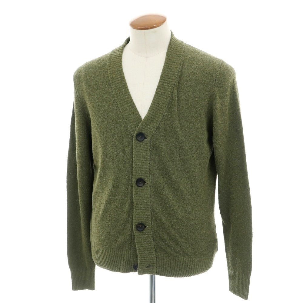 【新品】ザノーネ ZANONE コットン ナイロン カーディガン オリーブ【サイズ48】【 状態ランクN 】【 メンズ 】[EPD]