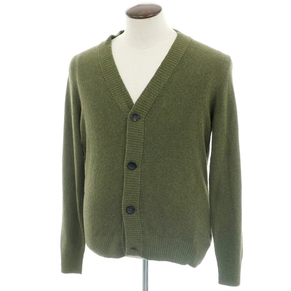 【新品】ザノーネ ZANONE コットン ナイロン カーディガン オリーブ【サイズ50】【 状態ランクN 】【 メンズ 】[EPD]