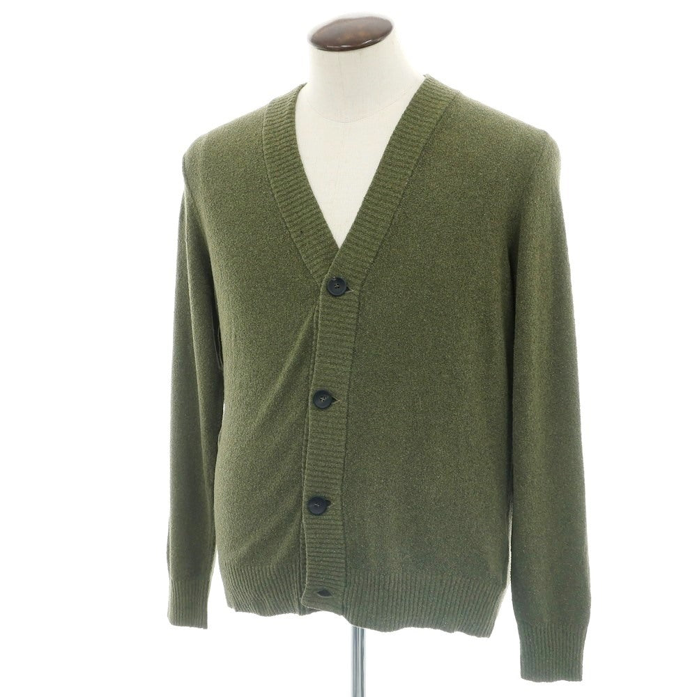【新品】ザノーネ ZANONE コットン ナイロン カーディガン オリーブ【サイズ50】【 状態ランクN 】【 メンズ 】 [DPD]