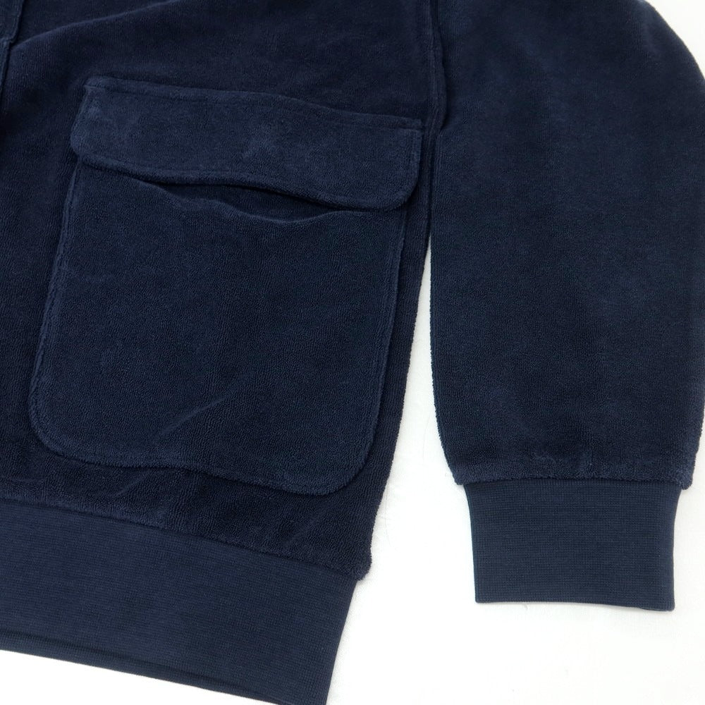 【新品】ザノーネ ZANONE コットン パイル ブルゾン ネイビー【 S 】【 状態ランクN 】【 メンズ 】 [CPD]