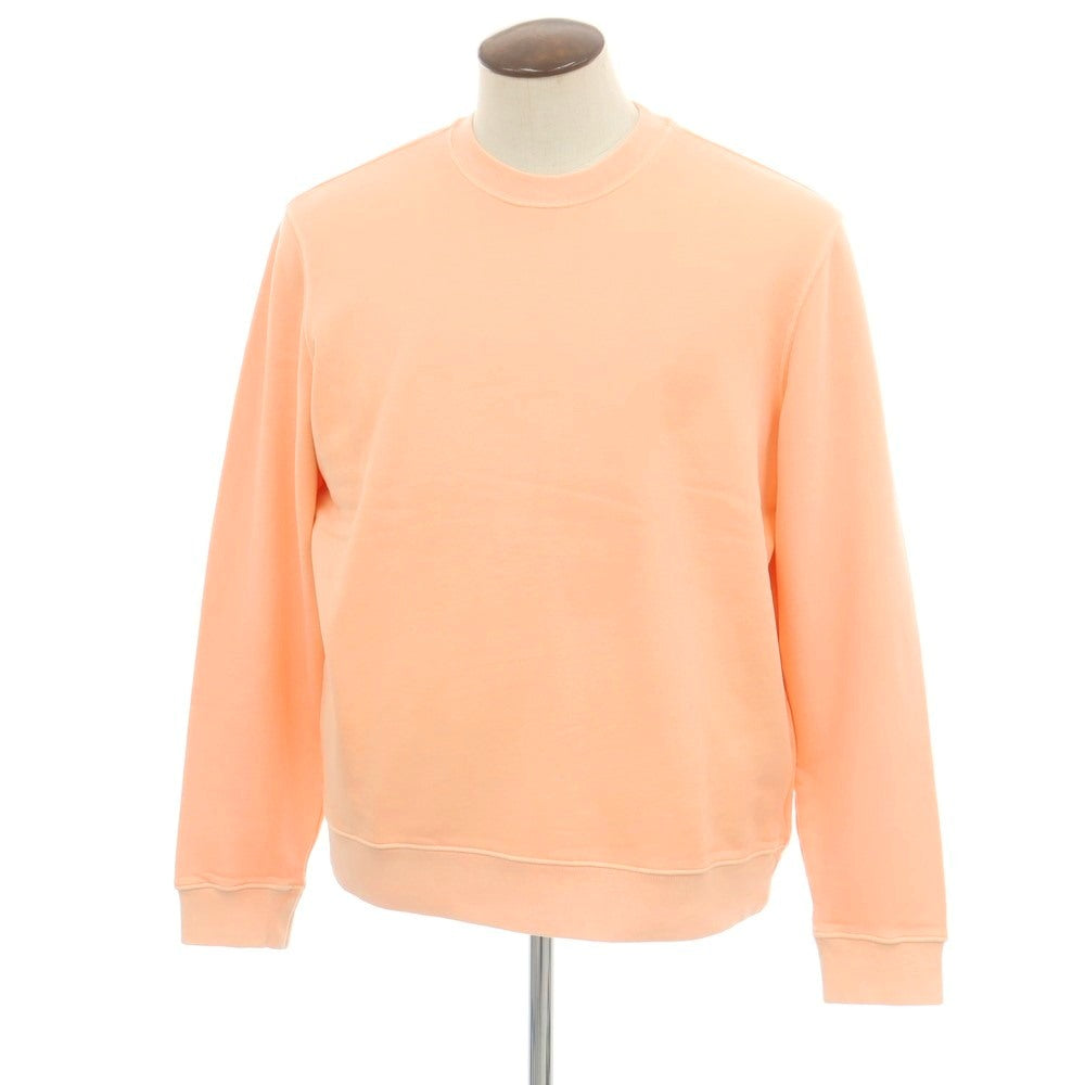 【新品】ザノーネ ZANONE コットン クルーネック スウェット サーモン系【 L 】【 状態ランクN 】【 メンズ 】