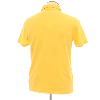 【新品】ザノーネ ZANONE コットン 半袖ポロシャツ イエロー【 46 】【 状態ランクN 】【 メンズ 】