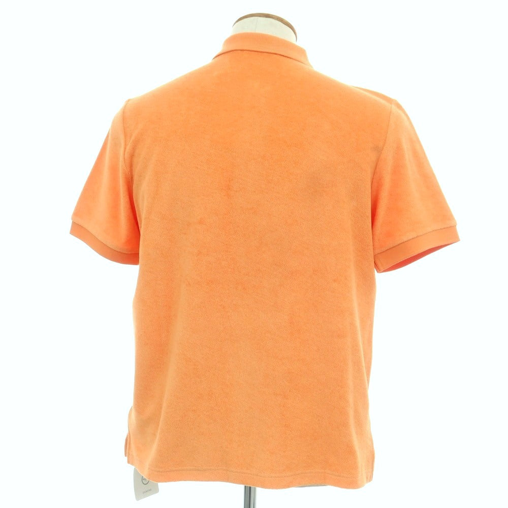 【新品】ザノーネ ZANONE コットン パイル 半袖ポロシャツ オレンジ【サイズ46】【 状態ランクN 】【 メンズ 】[EPD]