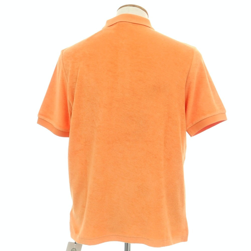 【新品】ザノーネ ZANONE コットン パイル 半袖ポロシャツ オレンジ【サイズ48】【 状態ランクN 】【 メンズ 】[EPD]