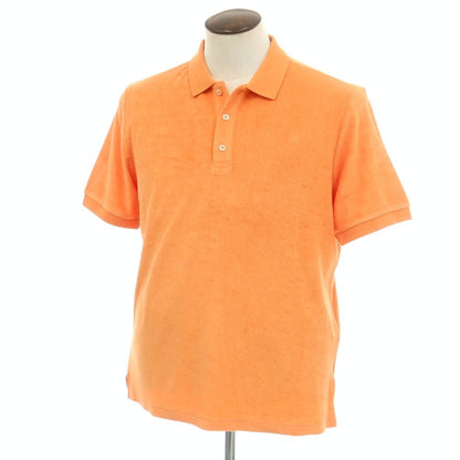 【新品】ザノーネ ZANONE コットン パイル 半袖ポロシャツ オレンジ【 50 】【 状態ランクN 】【 メンズ 】