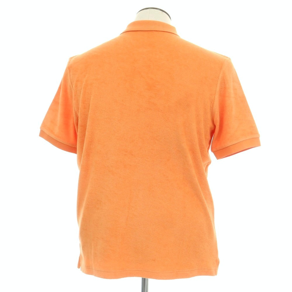 【新品】ザノーネ ZANONE コットン パイル 半袖ポロシャツ オレンジ【サイズ50】【 状態ランクN 】【 メンズ 】[EPD]