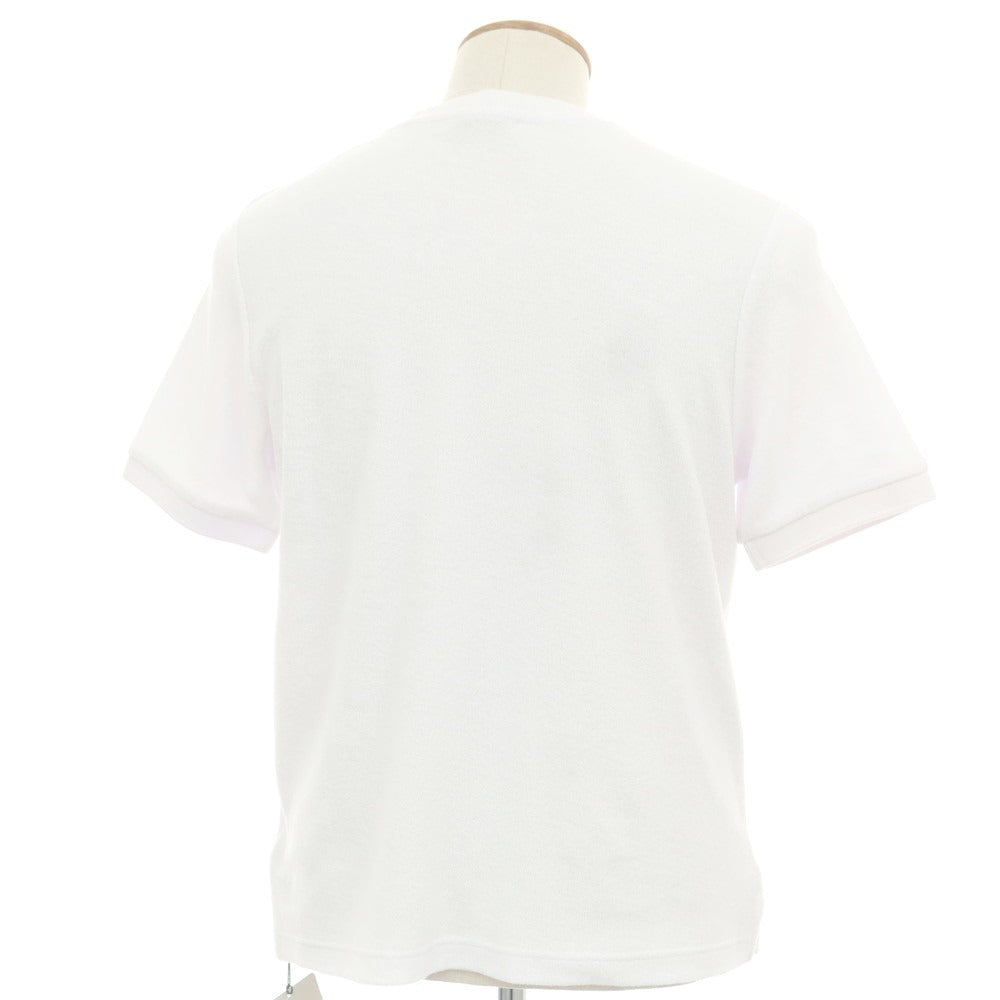 【新品】ザノーネ ZANONE コットン パイル クルーネック 半袖Ｔシャツ ホワイト【 46 】【 状態ランクN 】【 メンズ 】