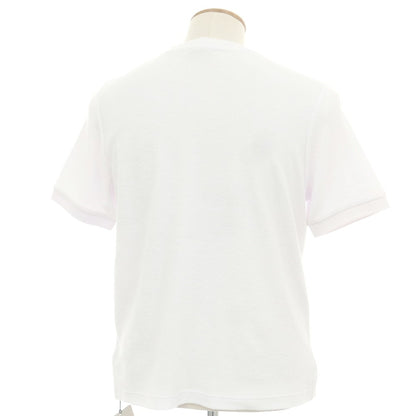 【新品】ザノーネ ZANONE コットン パイル クルーネック 半袖Ｔシャツ ホワイト【 46 】【 状態ランクN 】【 メンズ 】