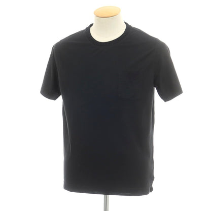 【新品】ザノーネ ZANONE アイスコットン クルーネック ポケット 半袖Ｔシャツ ブラック【 44 】【 状態ランクN 】【 メンズ 】