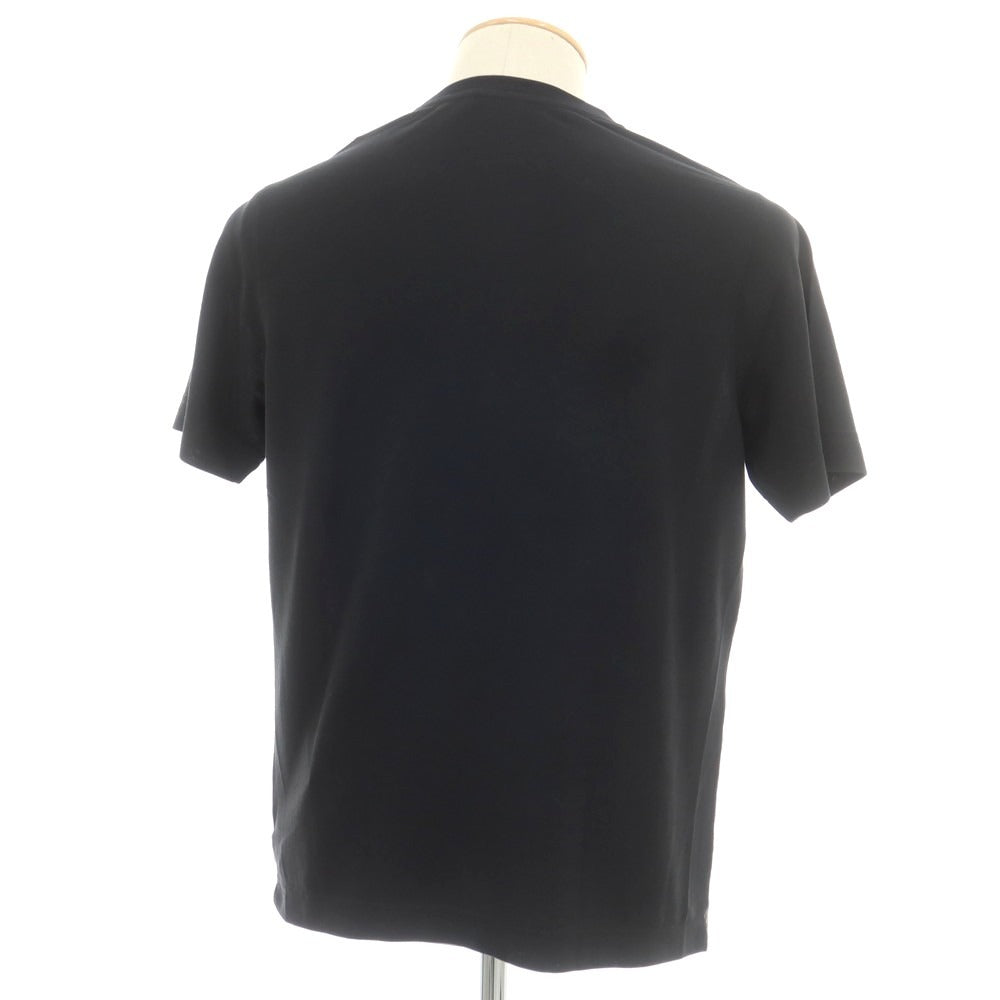 【新品】ザノーネ ZANONE アイスコットン クルーネック ポケット 半袖Ｔシャツ ブラック【 44 】【 状態ランクN 】【 メンズ 】