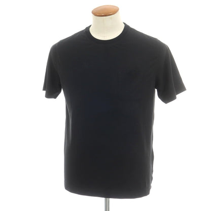 【新品】ザノーネ ZANONE アイスコットン クルーネック ポケット 半袖Ｔシャツ ブラック【 46 】【 状態ランクN 】【 メンズ 】