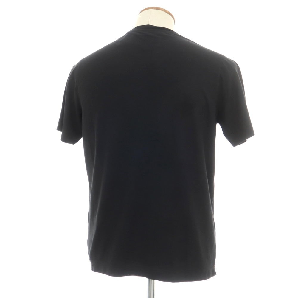 【新品】ザノーネ ZANONE アイスコットン クルーネック ポケット 半袖Ｔシャツ ブラック【 46 】【 状態ランクN 】【 メンズ 】
