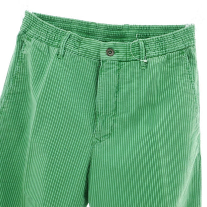 【新品】インコテックス スラックス INCOTEX SLACKS コットンリヨセル ストライプ イージーパンツ グリーン【 29 】【 状態ランクN 】【 メンズ 】