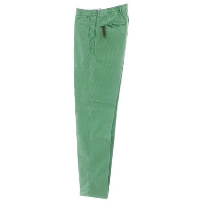 【新品】インコテックス スラックス INCOTEX SLACKS コットンリヨセル ストライプ イージーパンツ グリーン【 29 】【 状態ランクN 】【 メンズ 】