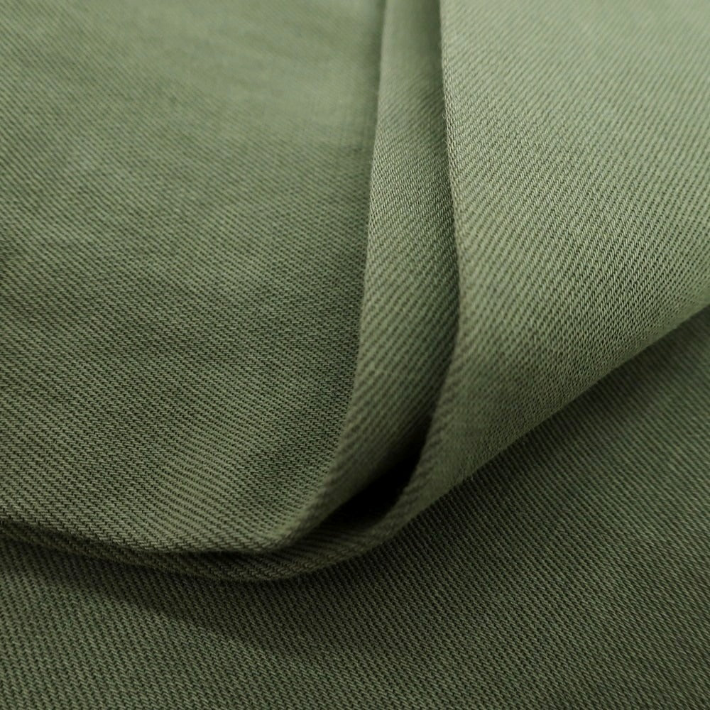 【中古】インコテックス スローウェア INCOTEX SLOWEAR ストレッチ コットンリネン カジュアルスラックスパンツ オリーブ【サイズ44】【 状態ランクD 】【 メンズ 】[EPD]