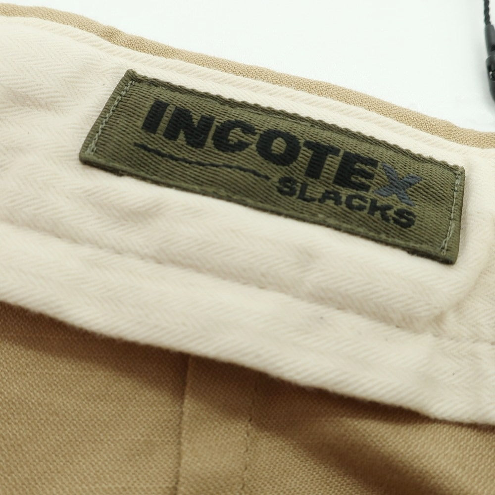 【新品】インコテックス スラックス INCOTEX SLACKS ストレッチ コットン ワークパンツ ベージュ【サイズ30】【 状態ランクN 】【 メンズ 】[EPD]