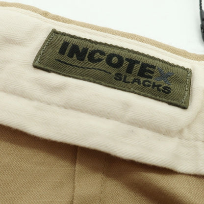【新品】インコテックス スラックス INCOTEX SLACKS ストレッチ コットン ワークパンツ ベージュ【 30 】【 状態ランクN 】【 メンズ 】