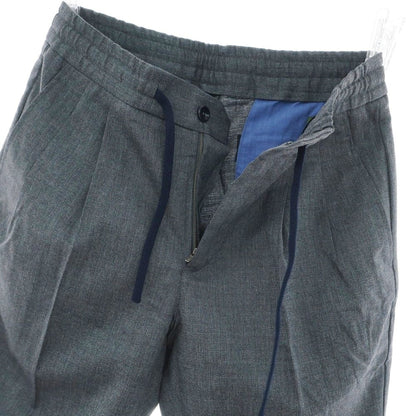 【新品アウトレット】インコテックス スローウェア INCOTEX SLOWEAR ストレッチ ウールコットンレーヨン ショートパンツ グレイッシュネイビー【 44 】【 状態ランクN- 】【 メンズ 】