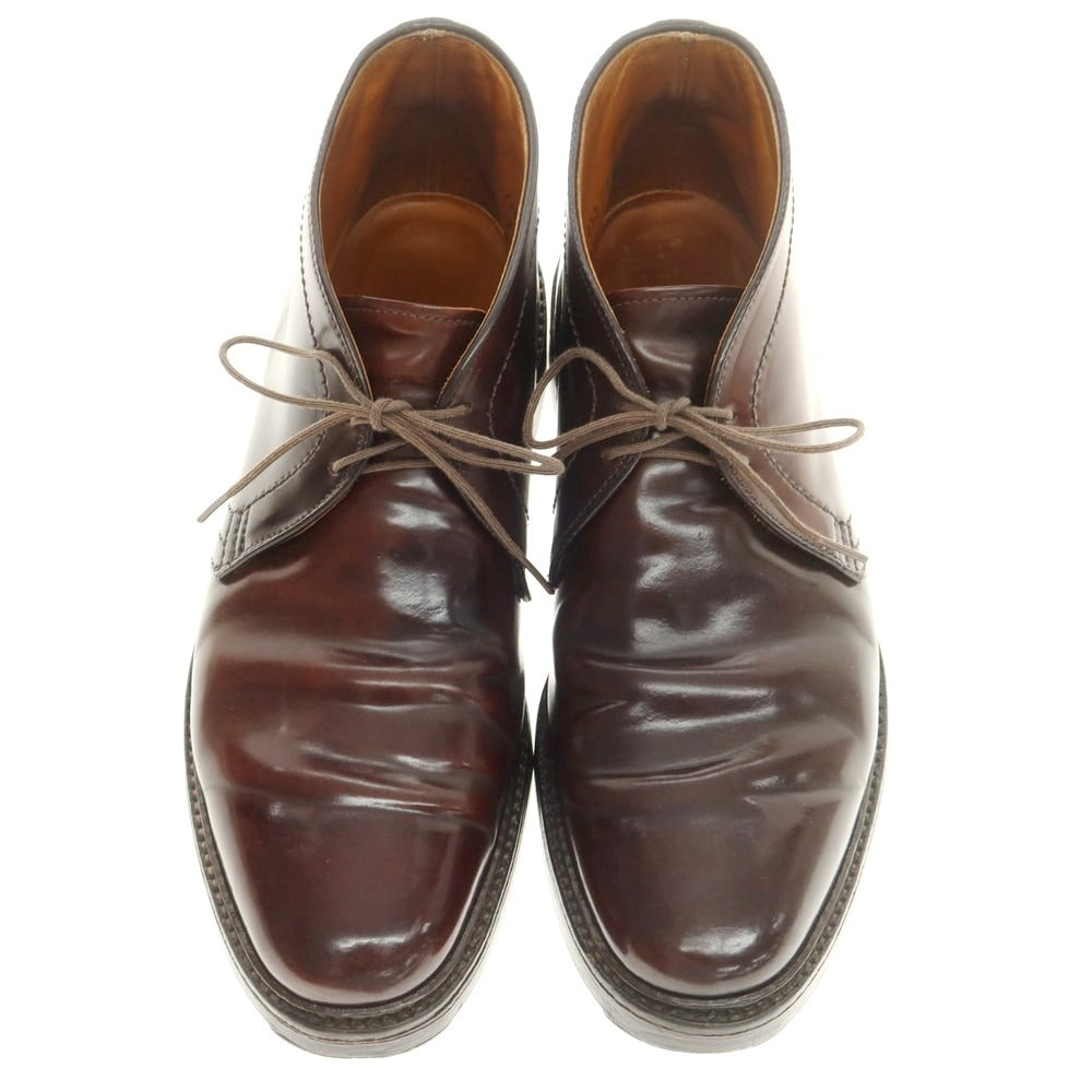 【中古】オールデン ALDEN 1339 コードバン チャッカブーツ バーガンディ【 10 1/2D 】【 状態ランクC 】【 メンズ 】