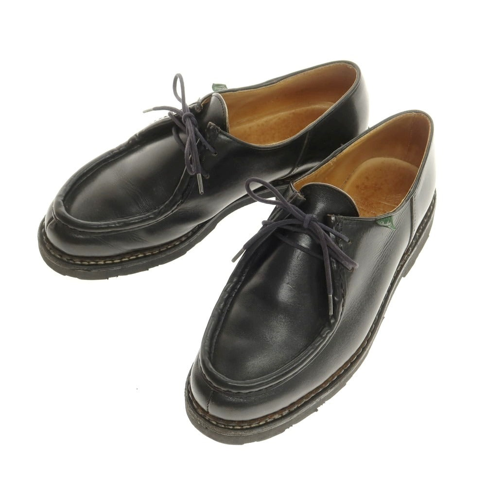 【中古】パラブーツ Paraboot MICHAEL チロリアンシューズ ブラック【 42 1/2 】【 状態ランクC 】【 メンズ 】