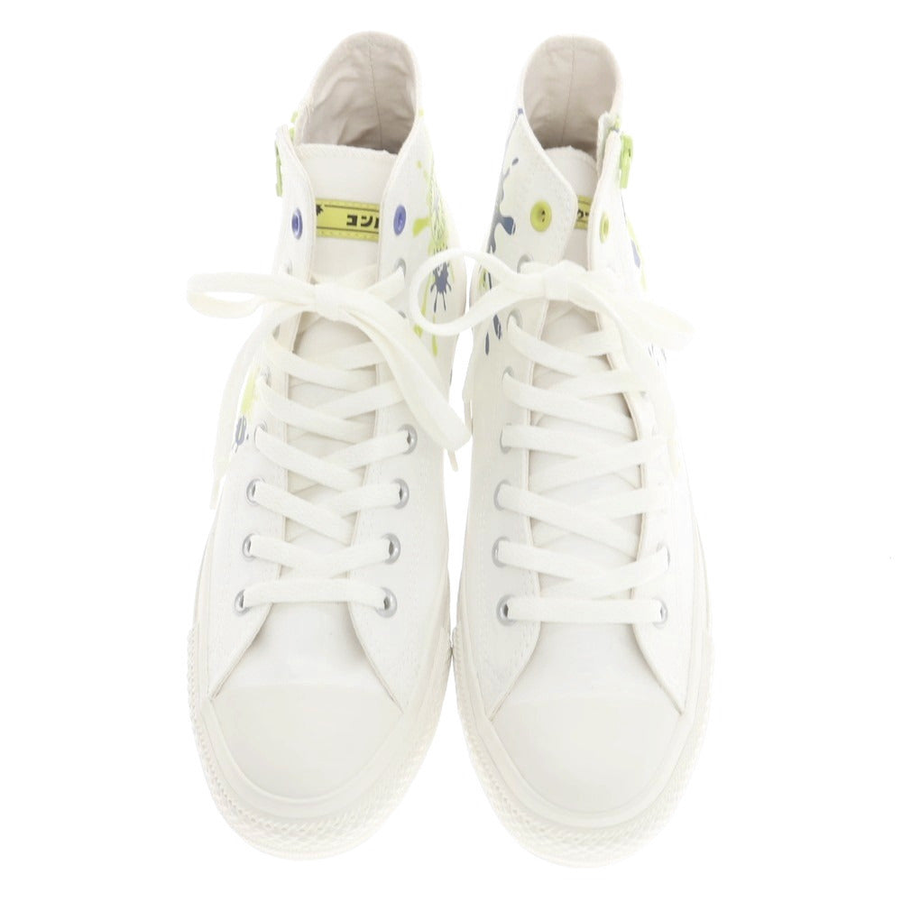 【中古】コンバース CONVERSE × Splatoon3 オールスター スニーカー ホワイト【 9 1/2 】【 状態ランクA 】【 メンズ 】