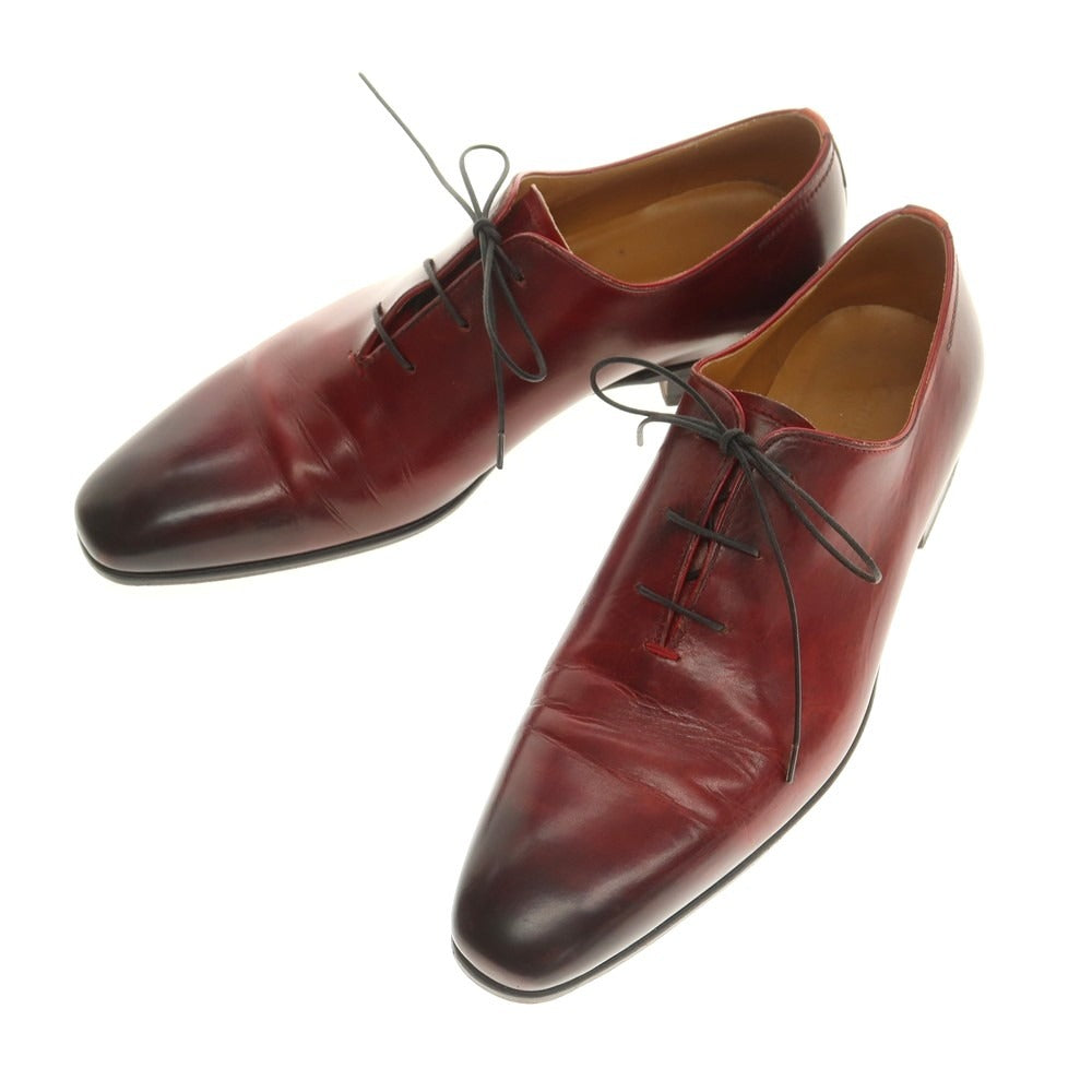 【中古】カンパニーレ Campanile ホールカット ドレスシューズ アンティークレッド【 8 1/2 】【 状態ランクB 】【 メンズ 】