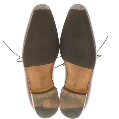 【中古】カンパニーレ Campanile ホールカット ドレスシューズ アンティークレッド【 8 1/2 】【 状態ランクB 】【 メンズ 】