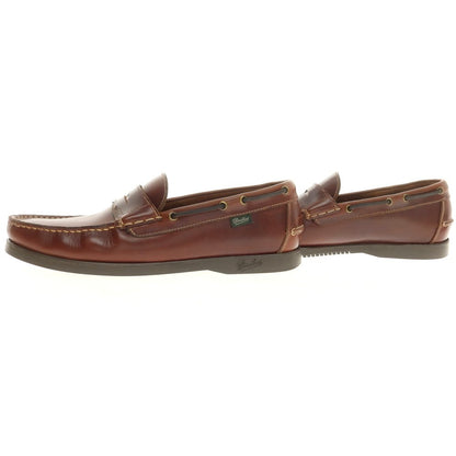 【中古】パラブーツ Paraboot BEAMS別注 CORSICA オイルドレザー ローファー ブラウン【 9 】【 状態ランクB 】【 メンズ 】