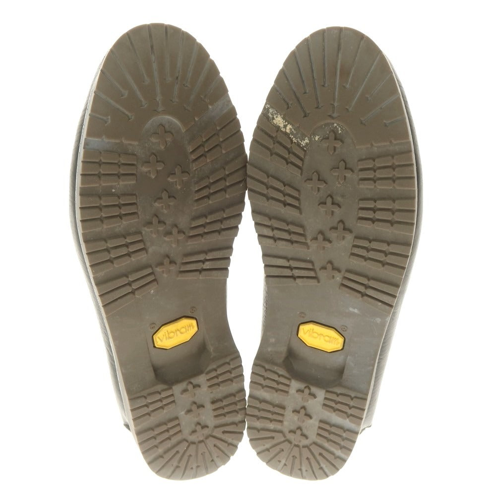 【中古】ビームス BEAMS レザー ローファー カーキブラック【 8 1/2D 】【 状態ランクB 】【 メンズ 】