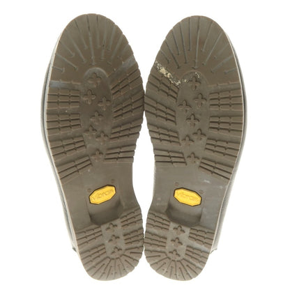 【中古】ビームス BEAMS レザー ローファー カーキブラック【 8 1/2D 】【 状態ランクB 】【 メンズ 】