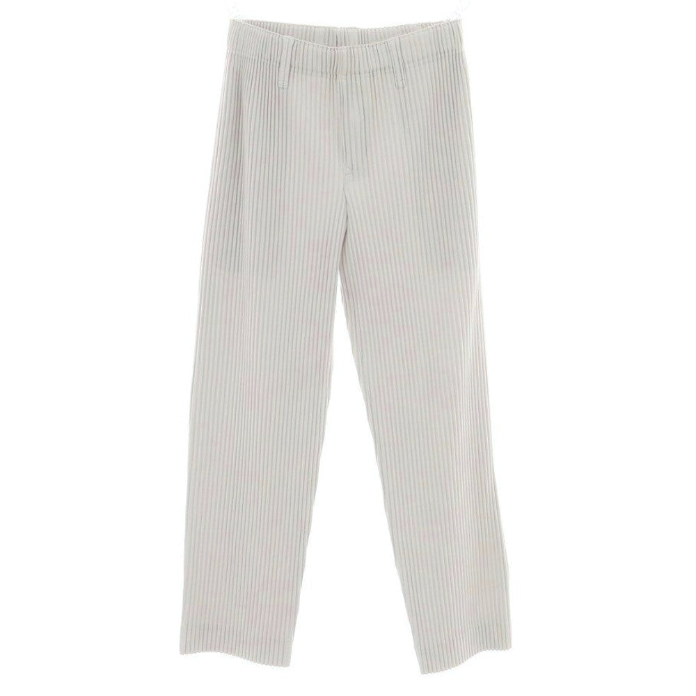 【中古】オム プリッセ イッセイミヤケ HOMME PLISSE ISSEY MIYAKE ポリエステル プリーツ イージーパンツ ライトグレー【 1 】【 状態ランクA 】【 メンズ 】